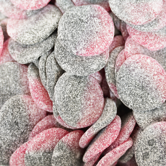 Fizzy Raspberry Licorice Discs