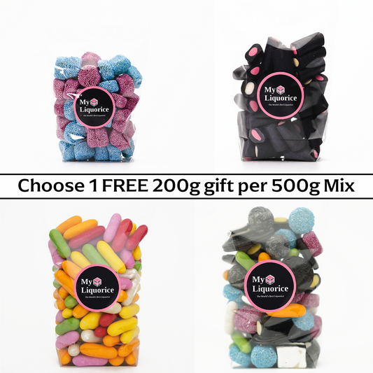 500g Gourmet Licorice + FREE 200g Gift (Your Choice)