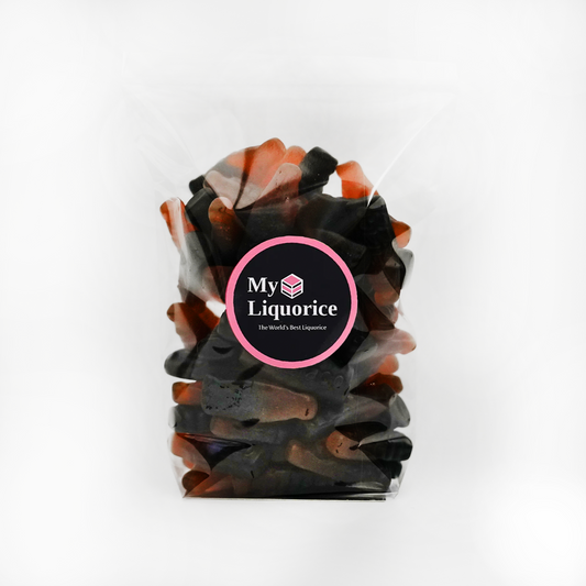 Cola & Licorice Bottles - gummy candy